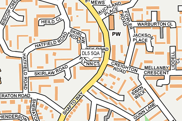 DL5 5QA map - OS OpenMap – Local (Ordnance Survey) DL5 5QA map - OS OpenMap – Local (Ordnance Survey)