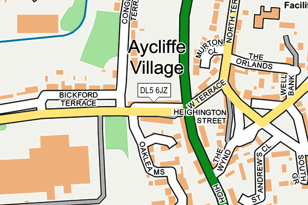 DL5 6JZ map - OS OpenMap – Local (Ordnance Survey) DL5 6JZ map - OS OpenMap – Local (Ordnance Survey)
