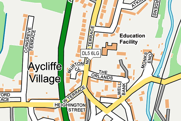 DL5 6LG map - OS OpenMap – Local (Ordnance Survey) DL5 6LG map - OS OpenMap – Local (Ordnance Survey)