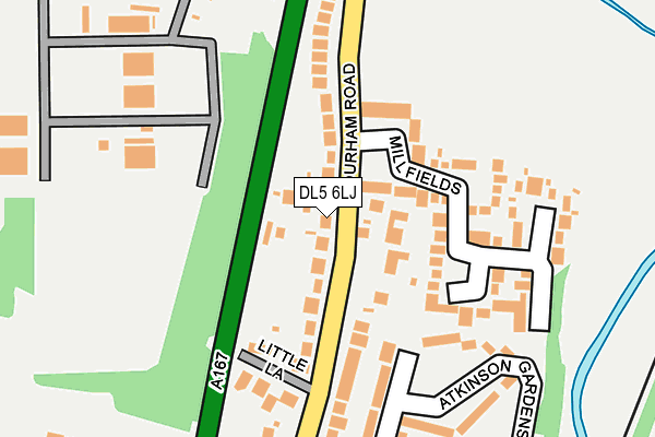 DL5 6LJ map - OS OpenMap – Local (Ordnance Survey) DL5 6LJ map - OS OpenMap – Local (Ordnance Survey)