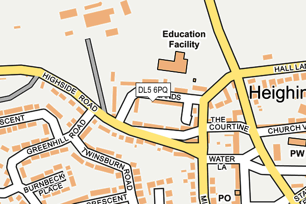 DL5 6PQ map - OS OpenMap – Local (Ordnance Survey) DL5 6PQ map - OS OpenMap – Local (Ordnance Survey)