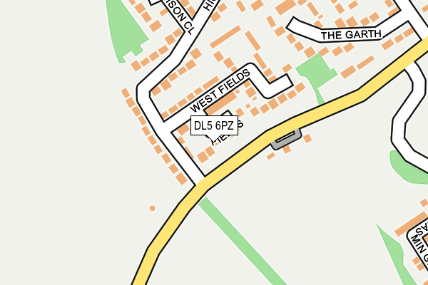 DL5 6PZ map - OS OpenMap – Local (Ordnance Survey) DL5 6PZ map - OS OpenMap – Local (Ordnance Survey)