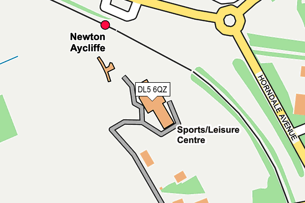 DL5 6QZ map - OS OpenMap – Local (Ordnance Survey) DL5 6QZ map - OS OpenMap – Local (Ordnance Survey)