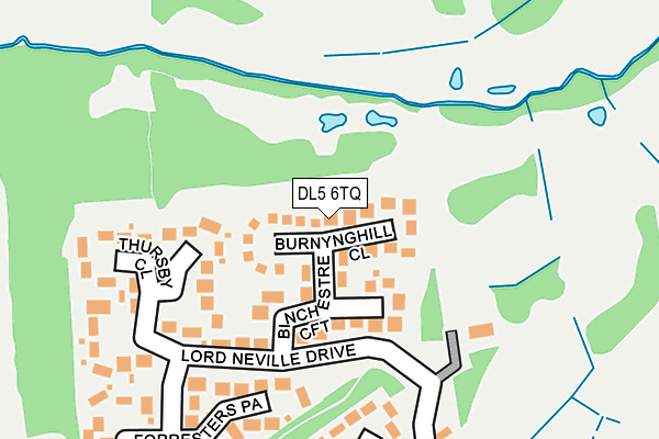 DL5 6TQ map - OS OpenMap – Local (Ordnance Survey)