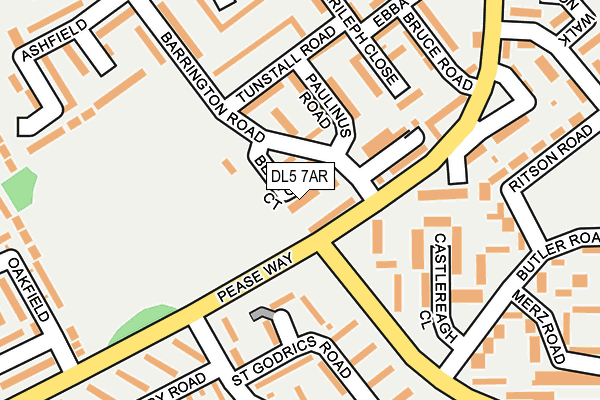 DL5 7AR map - OS OpenMap – Local (Ordnance Survey) DL5 7AR map - OS OpenMap – Local (Ordnance Survey)