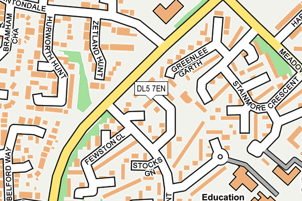 DL5 7EN map - OS OpenMap – Local (Ordnance Survey) DL5 7EN map - OS OpenMap – Local (Ordnance Survey)