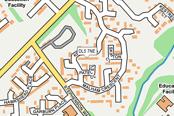 DL5 7NE map - OS OpenMap – Local (Ordnance Survey) DL5 7NE map - OS OpenMap – Local (Ordnance Survey)