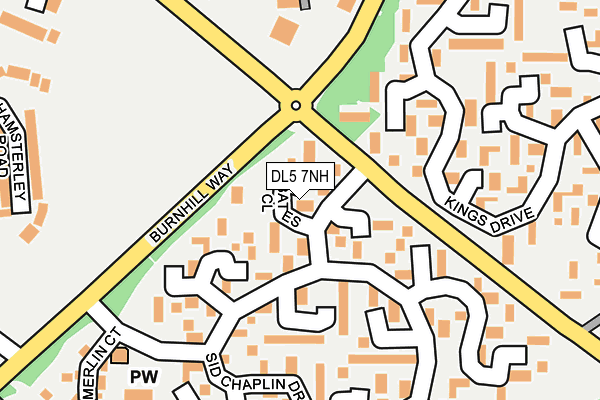 DL5 7NH map - OS OpenMap – Local (Ordnance Survey) DL5 7NH map - OS OpenMap – Local (Ordnance Survey)