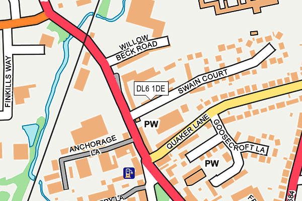DL6 1DE map - OS OpenMap – Local (Ordnance Survey) DL6 1DE map - OS OpenMap – Local (Ordnance Survey)
