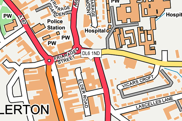DL6 1ND map - OS OpenMap – Local (Ordnance Survey) DL6 1ND map - OS OpenMap – Local (Ordnance Survey)