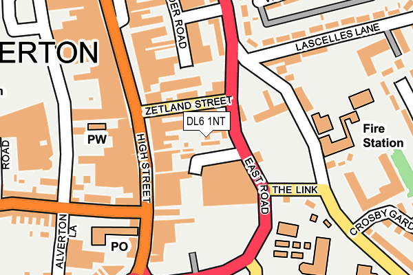 DL6 1NT map - OS OpenMap – Local (Ordnance Survey) DL6 1NT map - OS OpenMap – Local (Ordnance Survey)