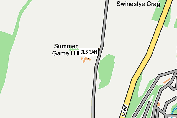 DL6 3AN map - OS OpenMap – Local (Ordnance Survey) DL6 3AN map - OS OpenMap – Local (Ordnance Survey)