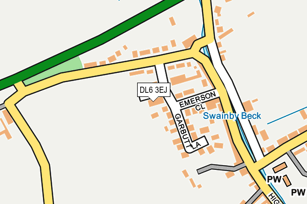 DL6 3EJ map - OS OpenMap – Local (Ordnance Survey) DL6 3EJ map - OS OpenMap – Local (Ordnance Survey)