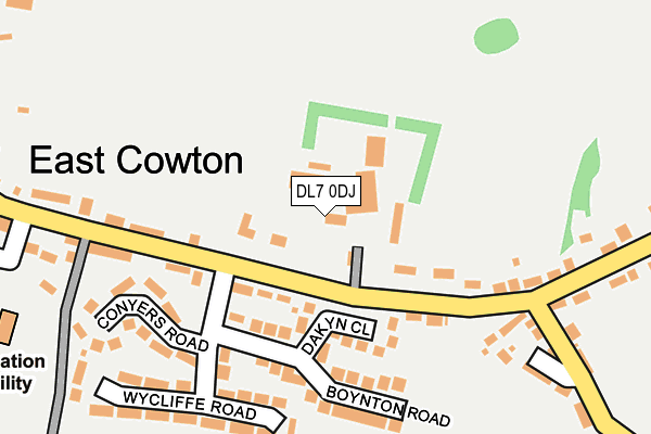 DL7 0DJ map - OS OpenMap – Local (Ordnance Survey) DL7 0DJ map - OS OpenMap – Local (Ordnance Survey)