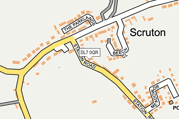 DL7 0QR map - OS OpenMap – Local (Ordnance Survey) DL7 0QR map - OS OpenMap – Local (Ordnance Survey)