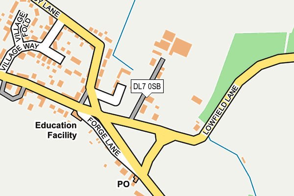 DL7 0SB map - OS OpenMap – Local (Ordnance Survey) DL7 0SB map - OS OpenMap – Local (Ordnance Survey)