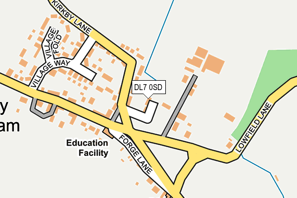 DL7 0SD map - OS OpenMap – Local (Ordnance Survey) DL7 0SD map - OS OpenMap – Local (Ordnance Survey)