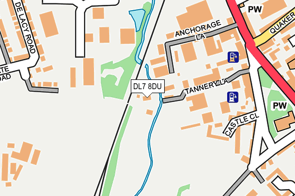 DL7 8DU map - OS OpenMap – Local (Ordnance Survey) DL7 8DU map - OS OpenMap – Local (Ordnance Survey)