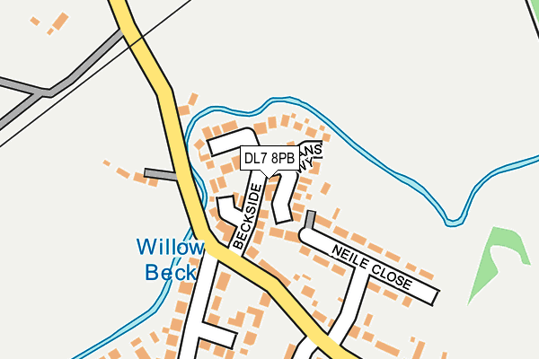 DL7 8PB map - OS OpenMap – Local (Ordnance Survey) DL7 8PB map - OS OpenMap – Local (Ordnance Survey)