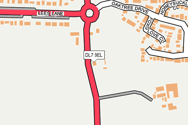 DL7 9EL map - OS OpenMap – Local (Ordnance Survey) DL7 9EL map - OS OpenMap – Local (Ordnance Survey)