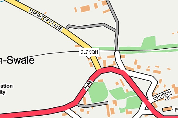 DL7 9QH map - OS OpenMap – Local (Ordnance Survey) DL7 9QH map - OS OpenMap – Local (Ordnance Survey)
