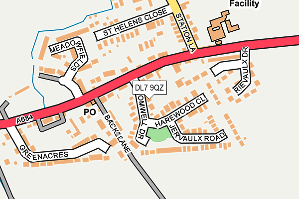 DL7 9QZ map - OS OpenMap – Local (Ordnance Survey) DL7 9QZ map - OS OpenMap – Local (Ordnance Survey)