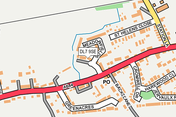 DL7 9SE map - OS OpenMap – Local (Ordnance Survey) DL7 9SE map - OS OpenMap – Local (Ordnance Survey)