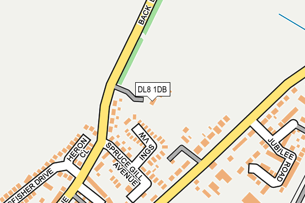 DL8 1DB map - OS OpenMap – Local (Ordnance Survey) DL8 1DB map - OS OpenMap – Local (Ordnance Survey)