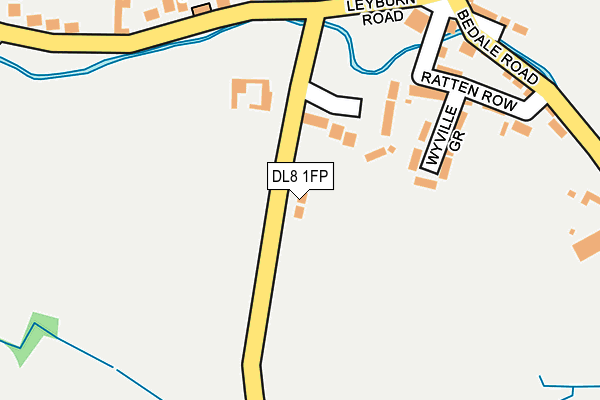 DL8 1FP map - OS OpenMap – Local (Ordnance Survey) DL8 1FP map - OS OpenMap – Local (Ordnance Survey)