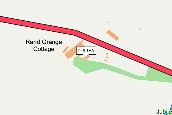 DL8 1HA map - OS OpenMap – Local (Ordnance Survey) DL8 1HA map - OS OpenMap – Local (Ordnance Survey)
