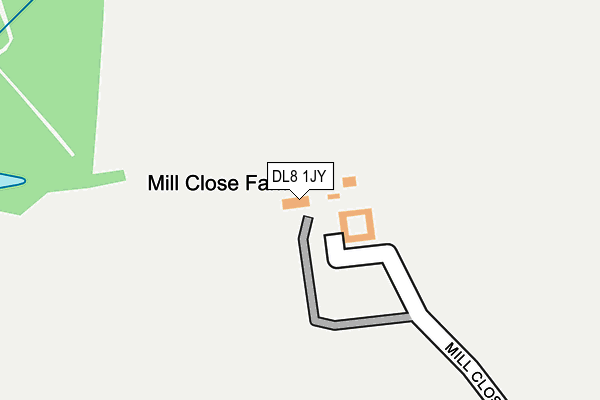 DL8 1JY map - OS OpenMap – Local (Ordnance Survey) DL8 1JY map - OS OpenMap – Local (Ordnance Survey)