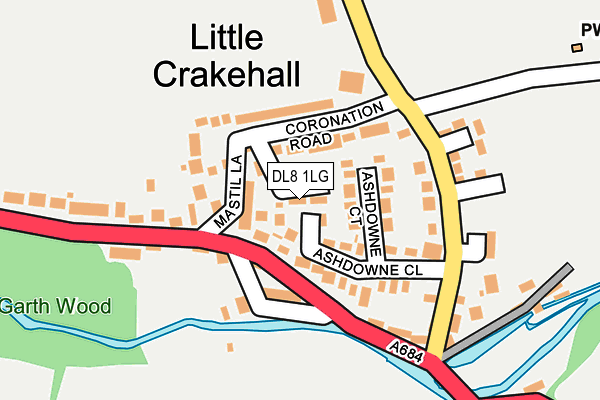 DL8 1LG map - OS OpenMap – Local (Ordnance Survey) DL8 1LG map - OS OpenMap – Local (Ordnance Survey)