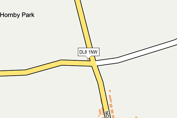 DL8 1NW map - OS OpenMap – Local (Ordnance Survey) DL8 1NW map - OS OpenMap – Local (Ordnance Survey)