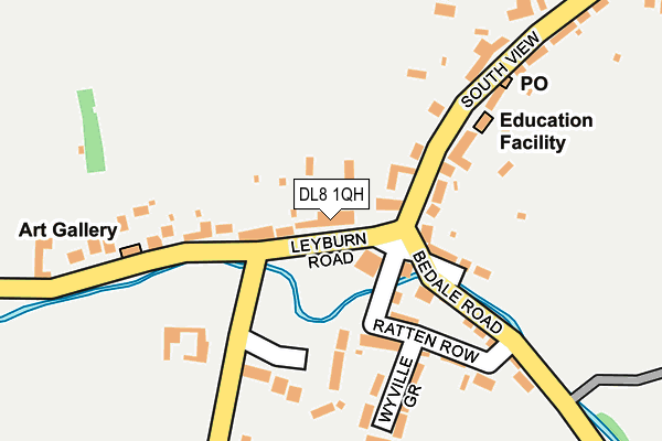DL8 1QH map - OS OpenMap – Local (Ordnance Survey) DL8 1QH map - OS OpenMap – Local (Ordnance Survey)