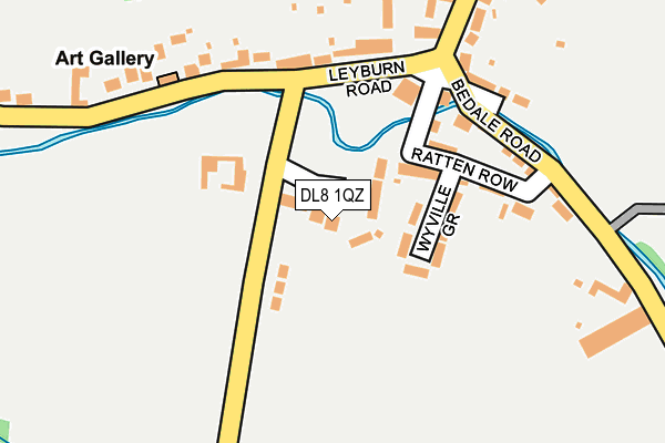 DL8 1QZ map - OS OpenMap – Local (Ordnance Survey) DL8 1QZ map - OS OpenMap – Local (Ordnance Survey)