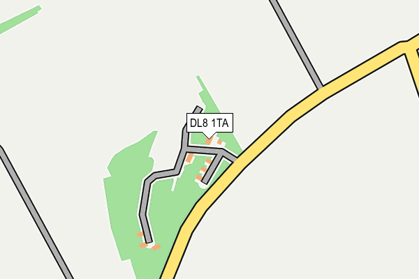 DL8 1TA map - OS OpenMap – Local (Ordnance Survey) DL8 1TA map - OS OpenMap – Local (Ordnance Survey)