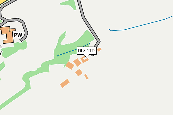 DL8 1TD map - OS OpenMap – Local (Ordnance Survey) DL8 1TD map - OS OpenMap – Local (Ordnance Survey)