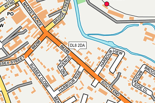 DL8 2DA map - OS OpenMap – Local (Ordnance Survey) DL8 2DA map - OS OpenMap – Local (Ordnance Survey)