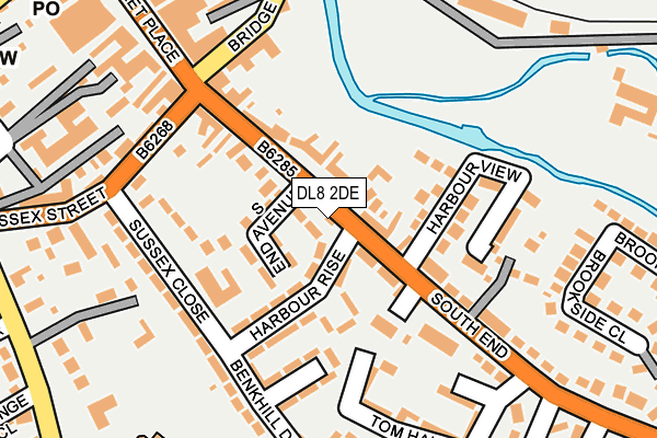 DL8 2DE map - OS OpenMap – Local (Ordnance Survey) DL8 2DE map - OS OpenMap – Local (Ordnance Survey)