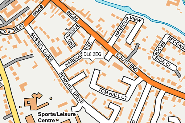 DL8 2EG map - OS OpenMap – Local (Ordnance Survey) DL8 2EG map - OS OpenMap – Local (Ordnance Survey)
