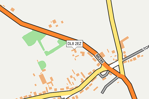 DL8 2EZ map - OS OpenMap – Local (Ordnance Survey) DL8 2EZ map - OS OpenMap – Local (Ordnance Survey)