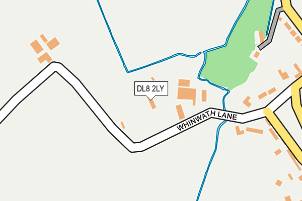 DL8 2LY map - OS OpenMap – Local (Ordnance Survey) DL8 2LY map - OS OpenMap – Local (Ordnance Survey)