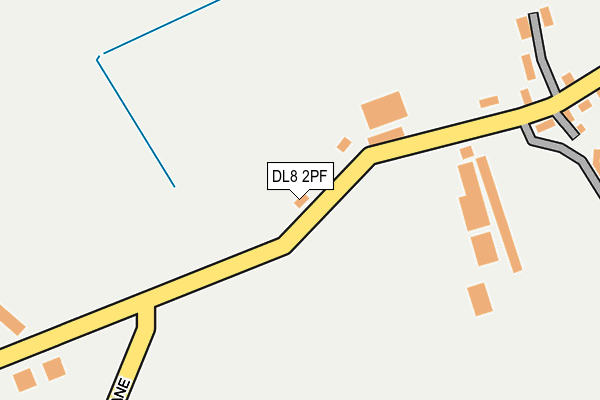 DL8 2PF map - OS OpenMap – Local (Ordnance Survey) DL8 2PF map - OS OpenMap – Local (Ordnance Survey)