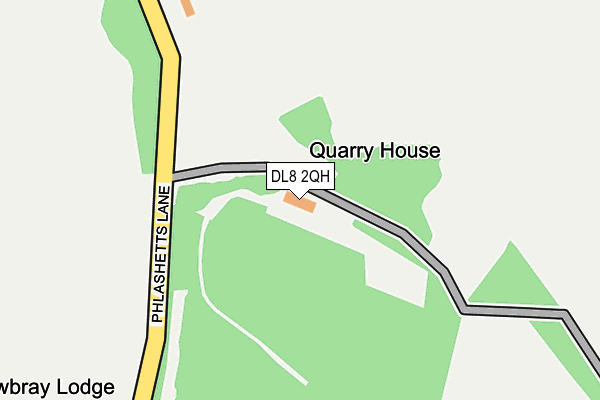 DL8 2QH map - OS OpenMap – Local (Ordnance Survey) DL8 2QH map - OS OpenMap – Local (Ordnance Survey)