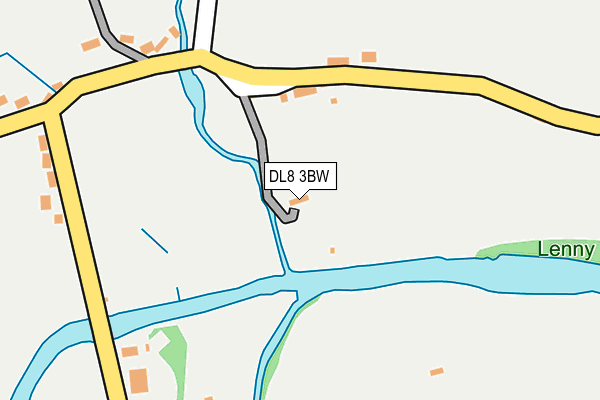 DL8 3BW map - OS OpenMap – Local (Ordnance Survey) DL8 3BW map - OS OpenMap – Local (Ordnance Survey)