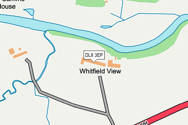 DL8 3EP map - OS OpenMap – Local (Ordnance Survey) DL8 3EP map - OS OpenMap – Local (Ordnance Survey)