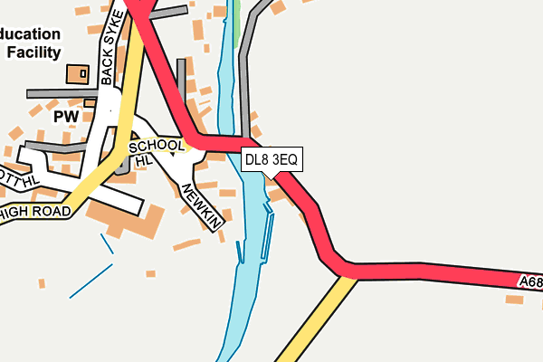 DL8 3EQ map - OS OpenMap – Local (Ordnance Survey) DL8 3EQ map - OS OpenMap – Local (Ordnance Survey)