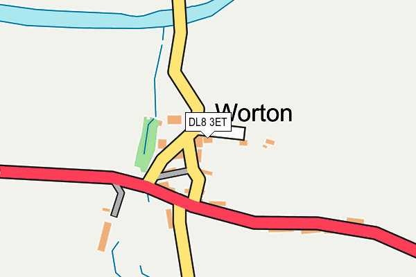 DL8 3ET map - OS OpenMap – Local (Ordnance Survey) DL8 3ET map - OS OpenMap – Local (Ordnance Survey)