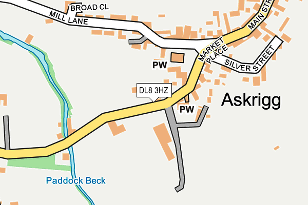 DL8 3HZ map - OS OpenMap – Local (Ordnance Survey) DL8 3HZ map - OS OpenMap – Local (Ordnance Survey)