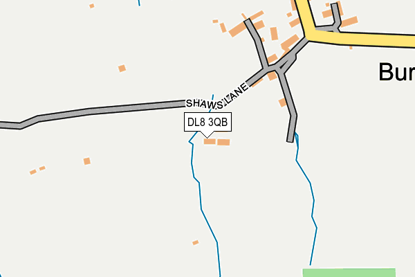 DL8 3QB map - OS OpenMap – Local (Ordnance Survey) DL8 3QB map - OS OpenMap – Local (Ordnance Survey)